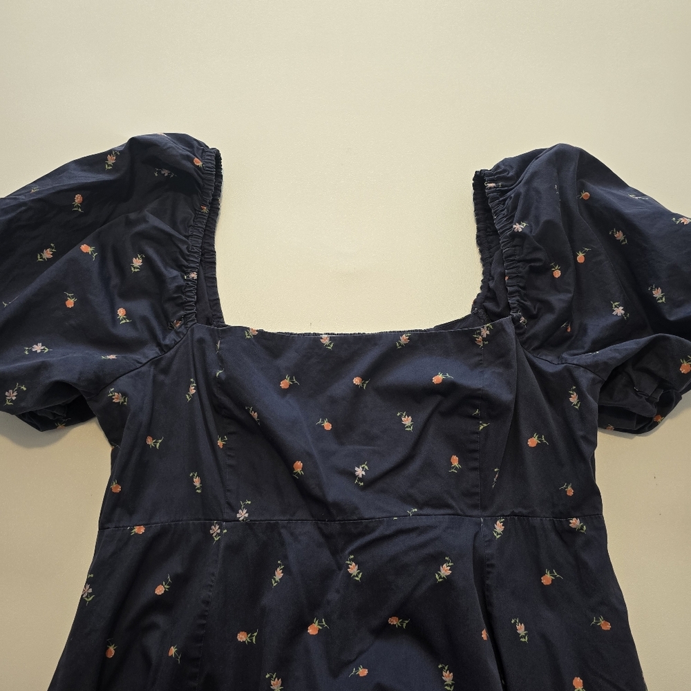 Hill House Home Matilda Dress A-line Short sleeves Square neck Zip Size XXL - Picture 11 of 12